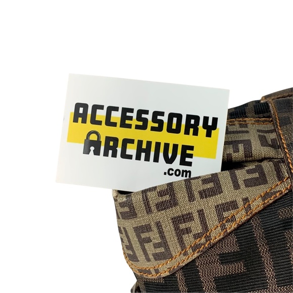 FENDI Mixed Media Boston Satchel Bag - Picture 16 of 16